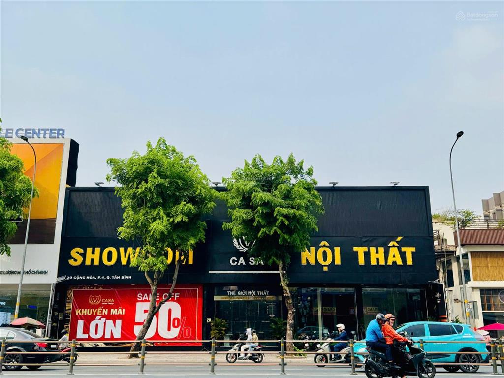 Cho thuê nhà mặt tiền 25m đường cộng hòa quận tân bình