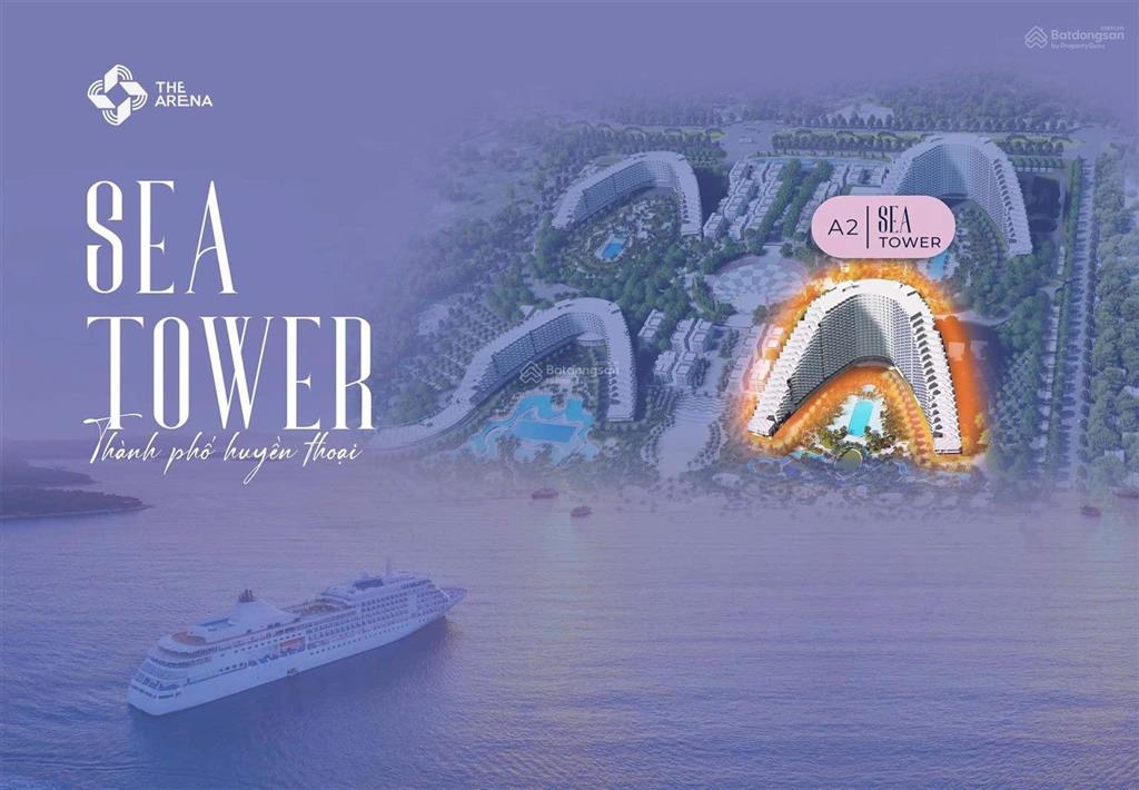 Bán căn seb tầng 11a view biển, quảng trường, sân bay full nội thất 5* ams