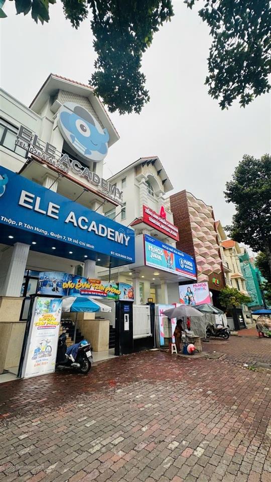Bán nhà 5 tầng, mặt tiền đường nguyễn thị thập, kdc him lam, dòng tiền 2 tỷ/năm, giá 125 tỷ tl