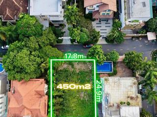 Chủ khó thở giảm 80 tỷ về 60 tỷ  lô đất ngang 17m, đường nguyễn văn hưởng giá hời thảo điền