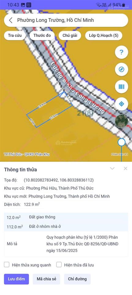 Bán đất tại bưng ông thoàn, 7,5 tỷ, 123m², giá ưu đãi nổi bật!