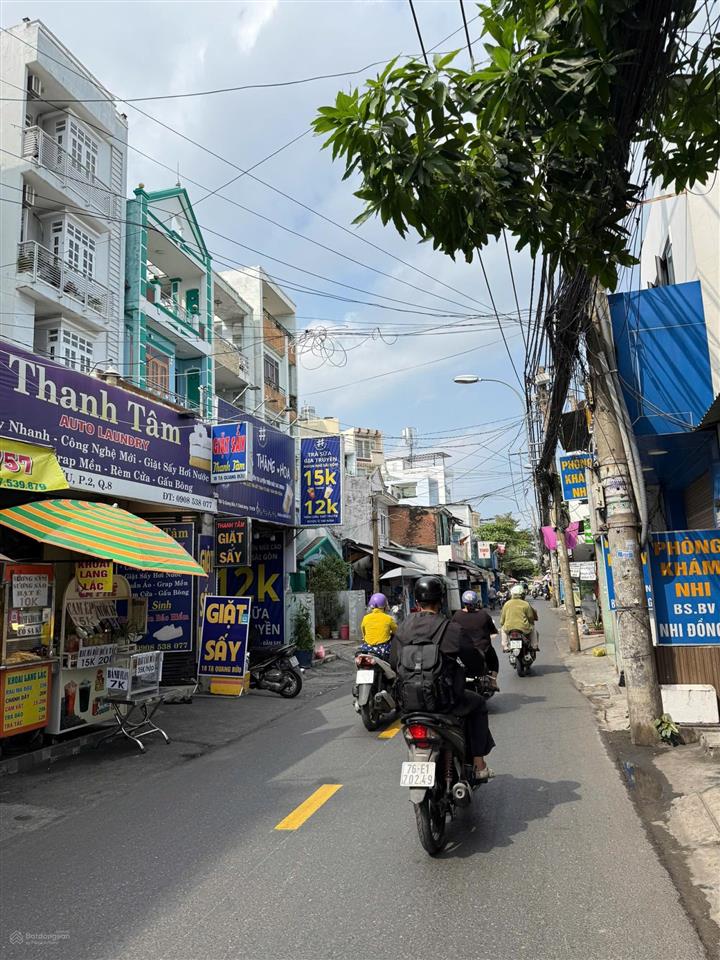 Bán nhà mt đường tạ quang bửu p2 q8, dt 3.9x16m, trệt + lầu