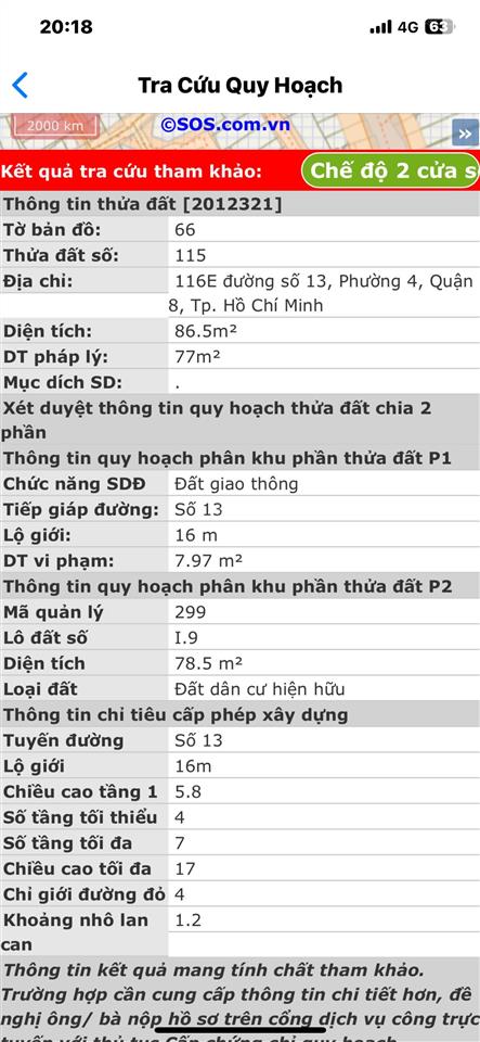 Bán nhà mặt tiền đường tám danh p4 q8, dt 4.5 x17m, nhà cấp 4 tiện xây mới