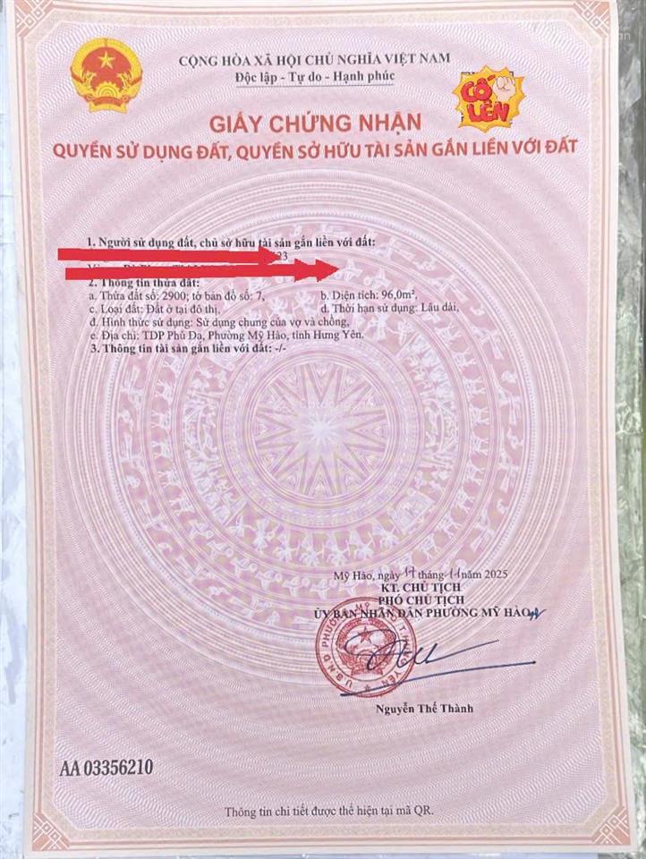 Bán lô đất siêu víp tại giãn dân phú đa, phường mỹ hào, hưng yên.