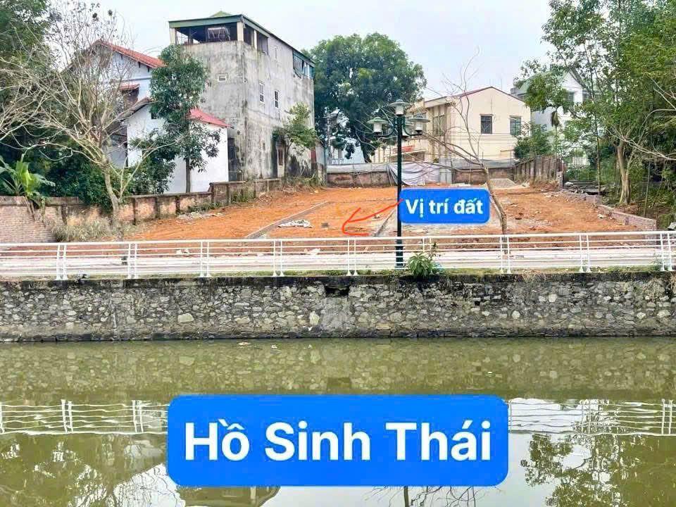 BÁN GẤP LÔ ĐẤT ĐẸP VIEW HỒ ĐÔNG PHÚ 2 ĐỒNG TÂM 100m2 MT5m ĐƯỜNG Ô TÔ SẴN SỔ 2,1X TỶ SĐCC 0988296228