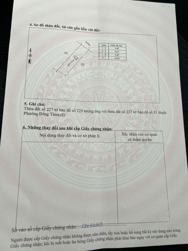 BÁN GẤP LÔ ĐẤT ĐẸP VIEW HỒ ĐÔNG PHÚ 2 ĐỒNG TÂM 100m2 MT5m ĐƯỜNG Ô TÔ SẴN SỔ 2,1X TỶ SĐCC 0988296228