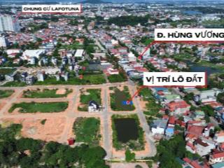 BÁN GẤP LÔ ĐẤT ĐẸP KHU DV TÍCH SƠN- VĨNH YÊN DT105m2 MT6m SẴN SỔ SANG TÊN GIÁ CHỈ 3,55 TỶ 0988296228