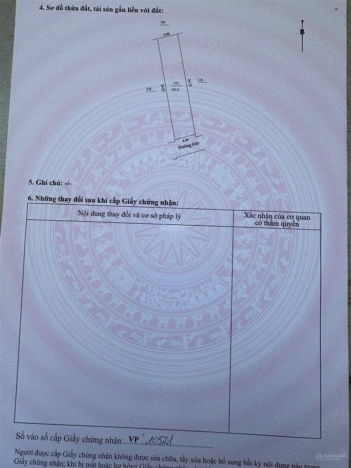 Lô đất kiệt tôn đản nối dài ngay ubnd phường an khê
 dt 121m2 (ngang 5m)