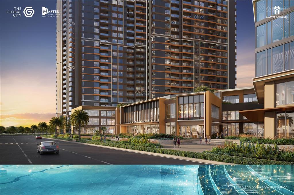 Bán căn hộ 2pn view nhạc nước tốt nhất dự án masteri cosmo central chỉ 9,1 tỷ.