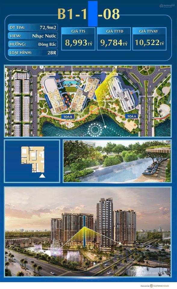 Suất ngoại giao 2pn view nhạc nước giá tốt chỉ 8,9 tỷ.  0987 354 ***