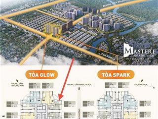 Bán lỗ sâu 2pn toà glow( toà phía tttm). tầng 8 siêu đẹp, view kênh đào nhạc nước.  0987 354 ***