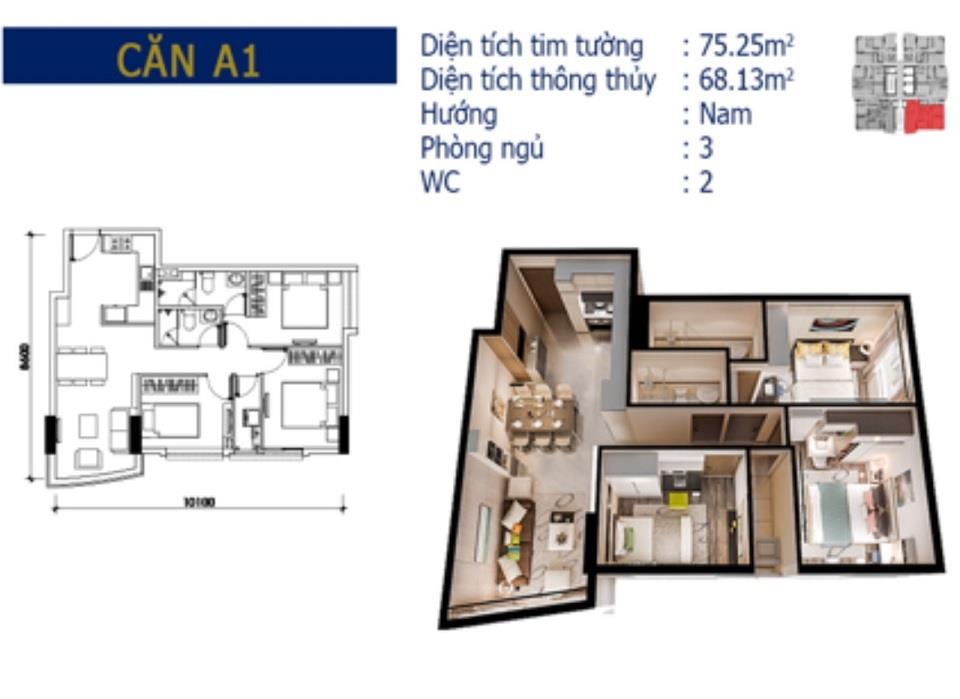 Bán căn hộ giá tốt tại summer square, giá chỉ 3,8 tỷ, 78m2, 2pn, 2wc  sổ hồng.  0938 910 *** thảo