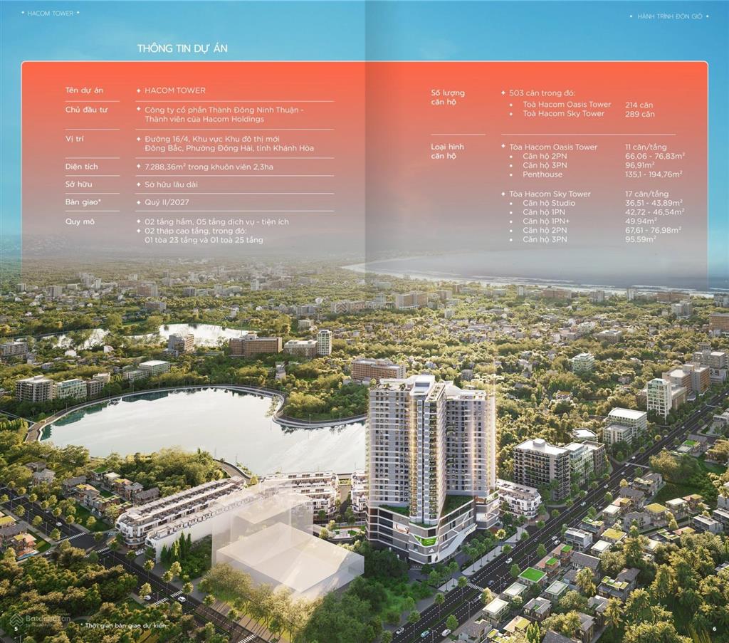 Hacom tower căn hộ tttp view biển hạng sang đầu tiên tại ninh thuận giá ưu đãi f0   0839 916 ***