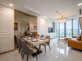 Cho thuê căn hộ 3pn landmark 81 view sông vòng cung, nội thất cao cấp, có thương lượng