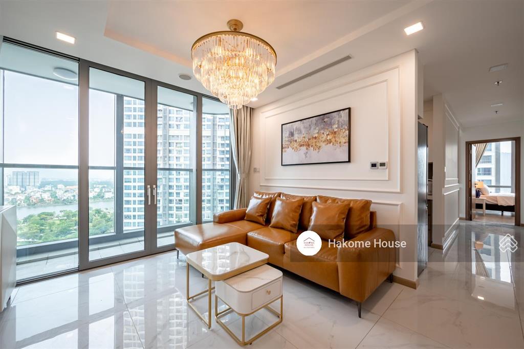 Cho thuê căn hộ 3pn landmark 81 view sông, decor sang trọng, giá tốt chỉ 58 triệu/tháng