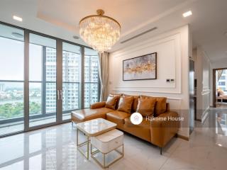Cho thuê căn hộ 3pn landmark 81 view sông, decor sang trọng, giá tốt chỉ 58 triệu/tháng