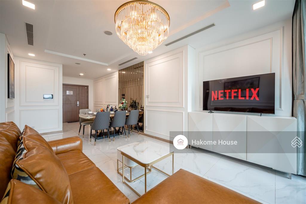 Cho thuê căn hộ 3pn landmark 81 view sông, decor sang trọng, giá tốt chỉ 58 triệu/tháng