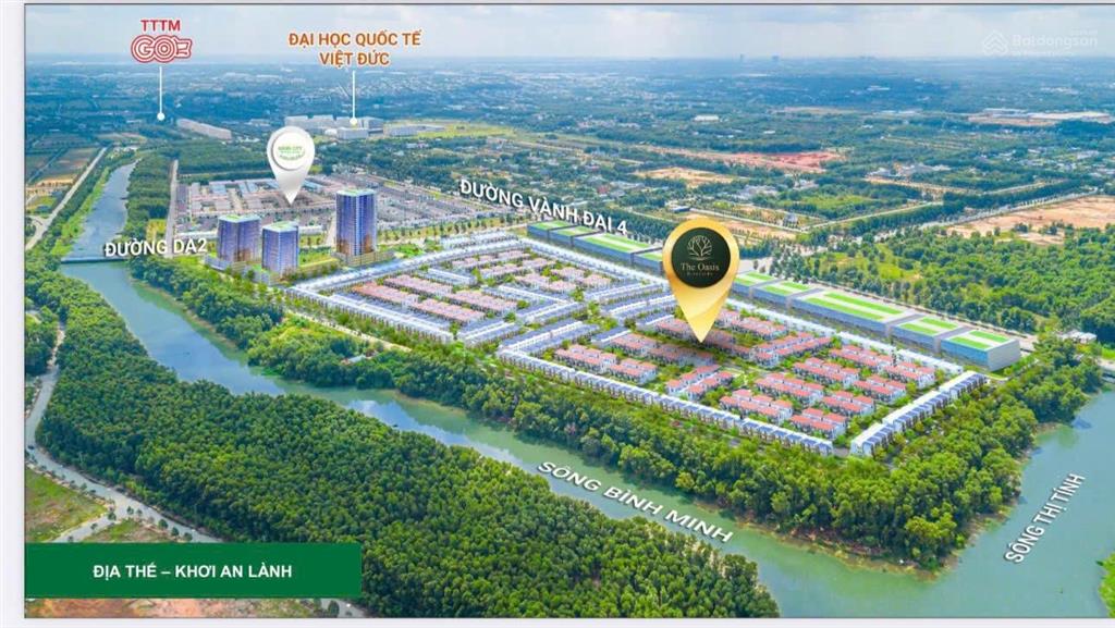 Bán nhà sổ hồng sang tên luôn tại oasis city, 1tỷ5, 70m2, giá tốt