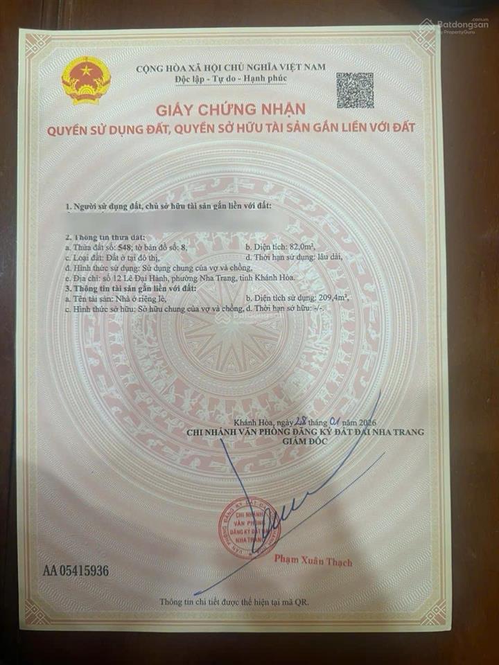 Siêu phẩm bán nhà 4 tầng 2 mặt tiền lê đại hành vị trí vàng lõi trung tâm bàn cờ nha trang