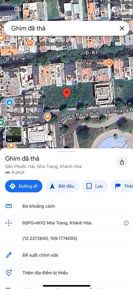 Sở hữu biệt thự nghỉ dưỡng trung tâm nha trang  lô v2 vcn phước hải  đông nam 58tr/m2