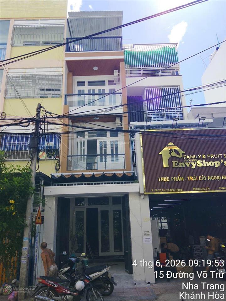 Mặt tiền võ trứ gần chợ xóm mới nhà 4 tầng hoàn công tầng trệt kinh doanh 9,79 tỷ