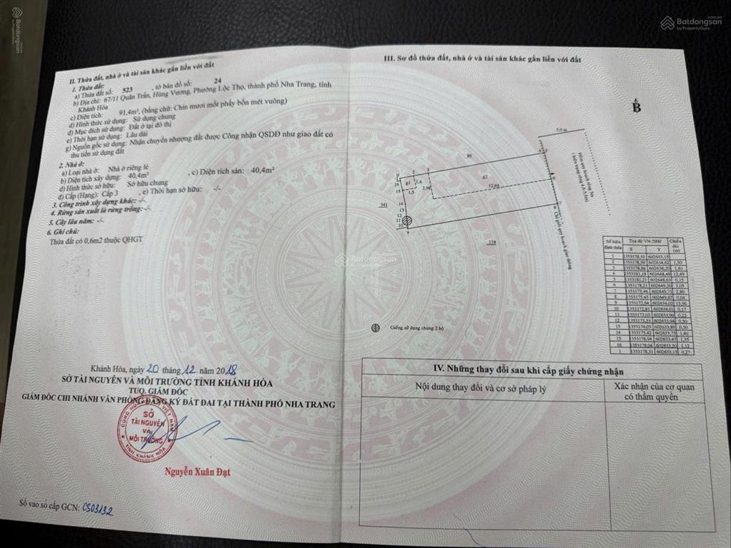 Sở hữu bất động sản bước chân chạm sóng biển nha trang khu quân trấn, lộc thọ