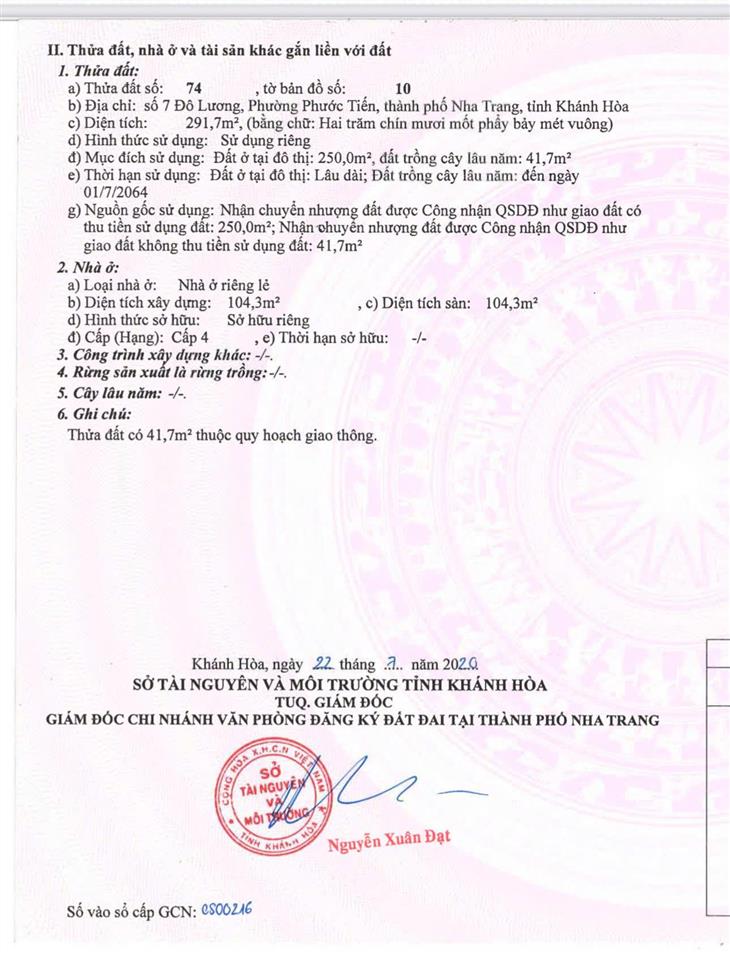Cơ hội cho nhà đầu tư! mặt tiền đô lương rộng 14,72m giá mới 25 tỷ!