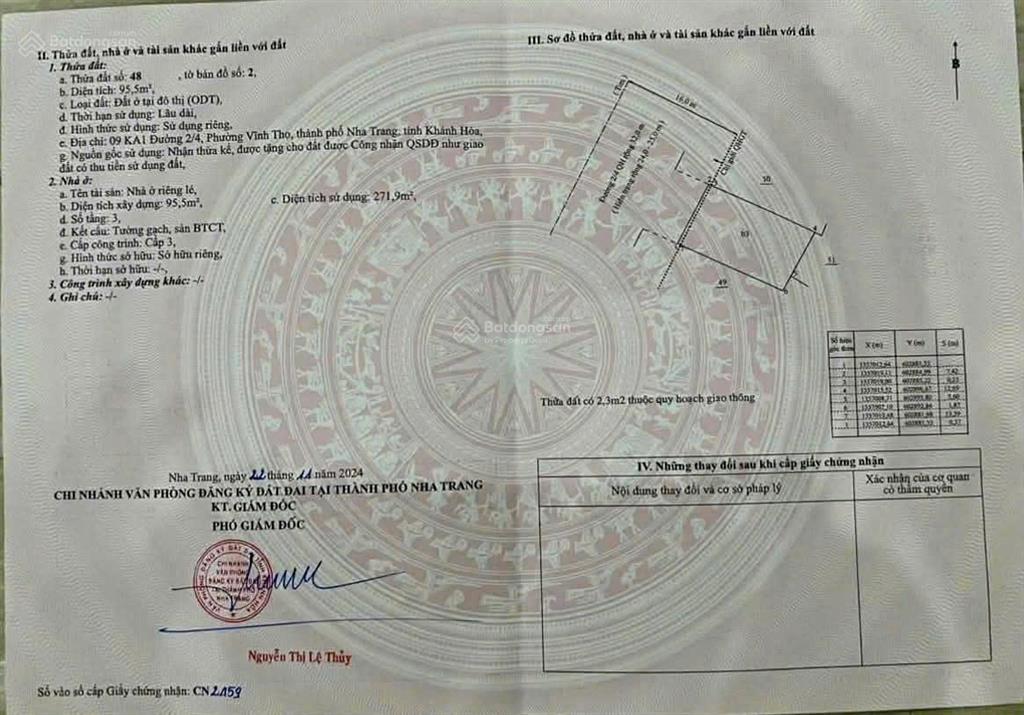 Siêu phẩm mặt tiền 2/4 nha trang ngang 7,4m bề thế dòng tiền nóng 35tr/tháng