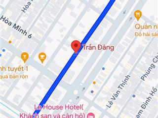 Cần cho thuê lâu dài lô đất đường trần đăng, quận liên chiểu, tp đà nẵng