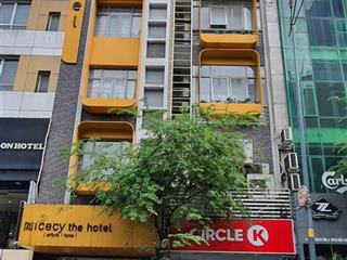 Bán khách sạn, 8t, mặt tiền lê thánh tôn, ngang 8m, kinh doanh vip, giá tốt.