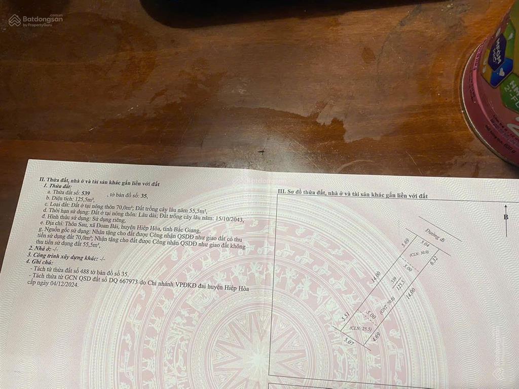 Đoan bái rực sóng  3 lô đất f0 thôn sau, giá đầu tư cực hấp dẫn