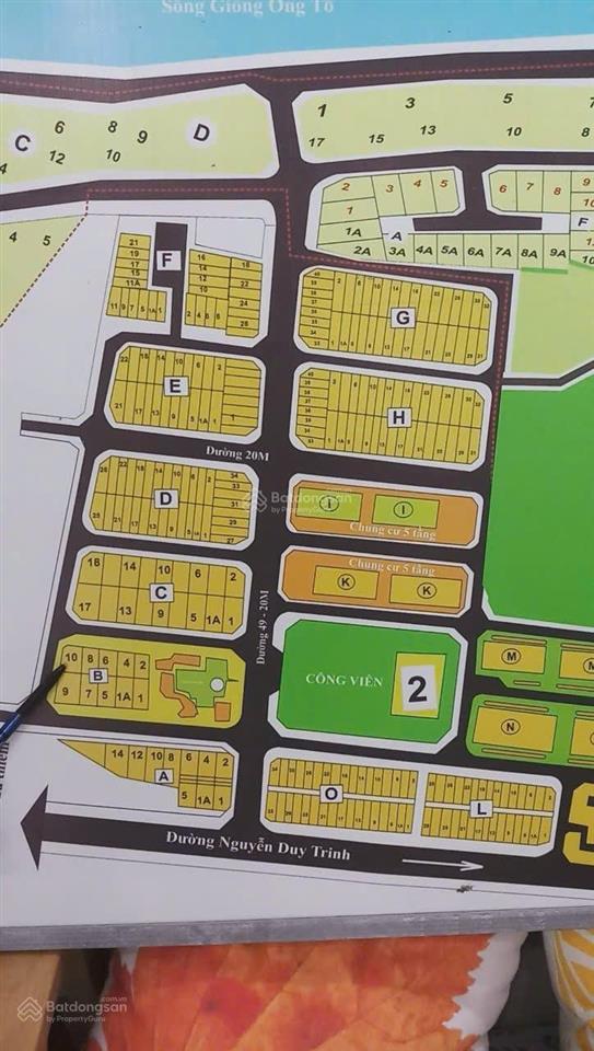Nền biệt thự hướng tây nam lg 12m khu dự án phú nhuận 10 mẫu đường 49 p. bình trưng đông, quận 2