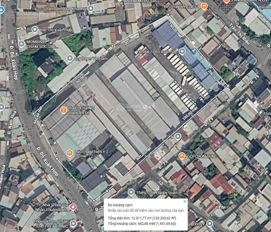 Bán lô đất quy hoạch giáo dục mặt tiền đường đỗ xuân hợp p. phước long quận 9
