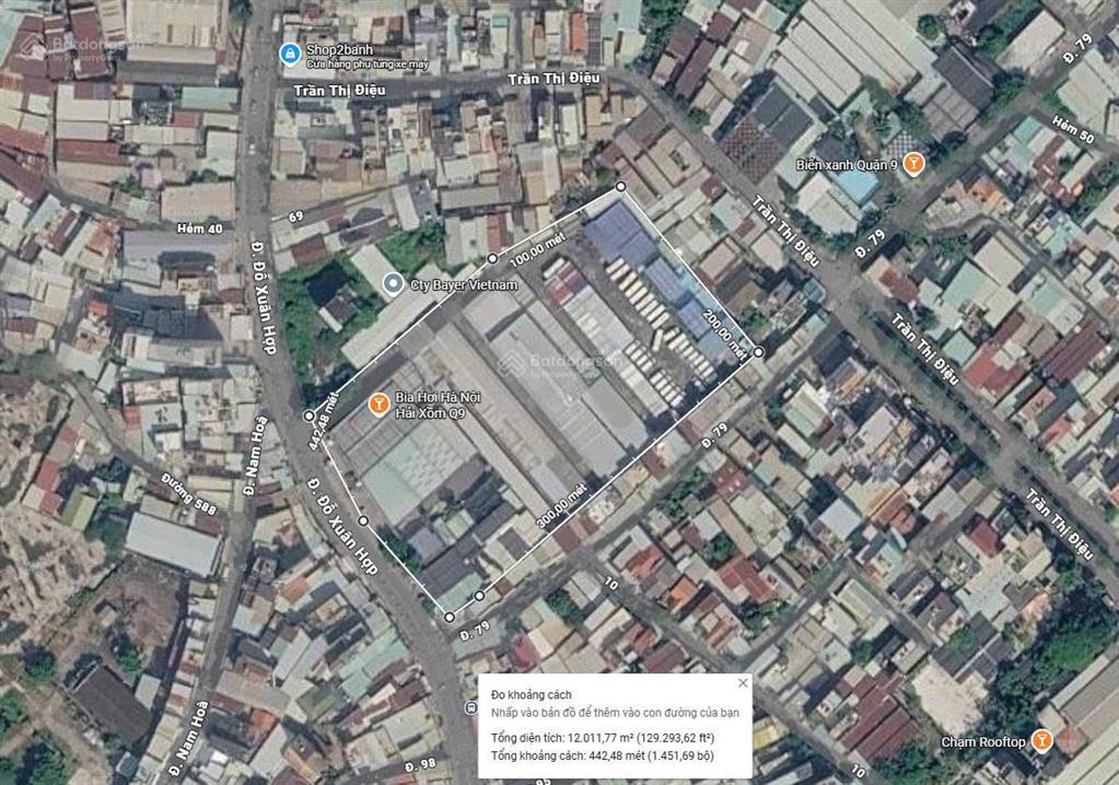 Bán lô đất quy hoạch giáo dục mặt tiền đường đỗ xuân hợp p. phước long quận 9