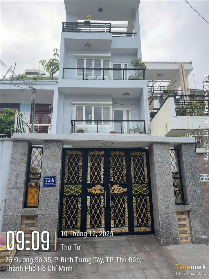 Chính chủ gửi bán nhà mặt tiền đương số 35 bình trưng tp.hồ chí minh