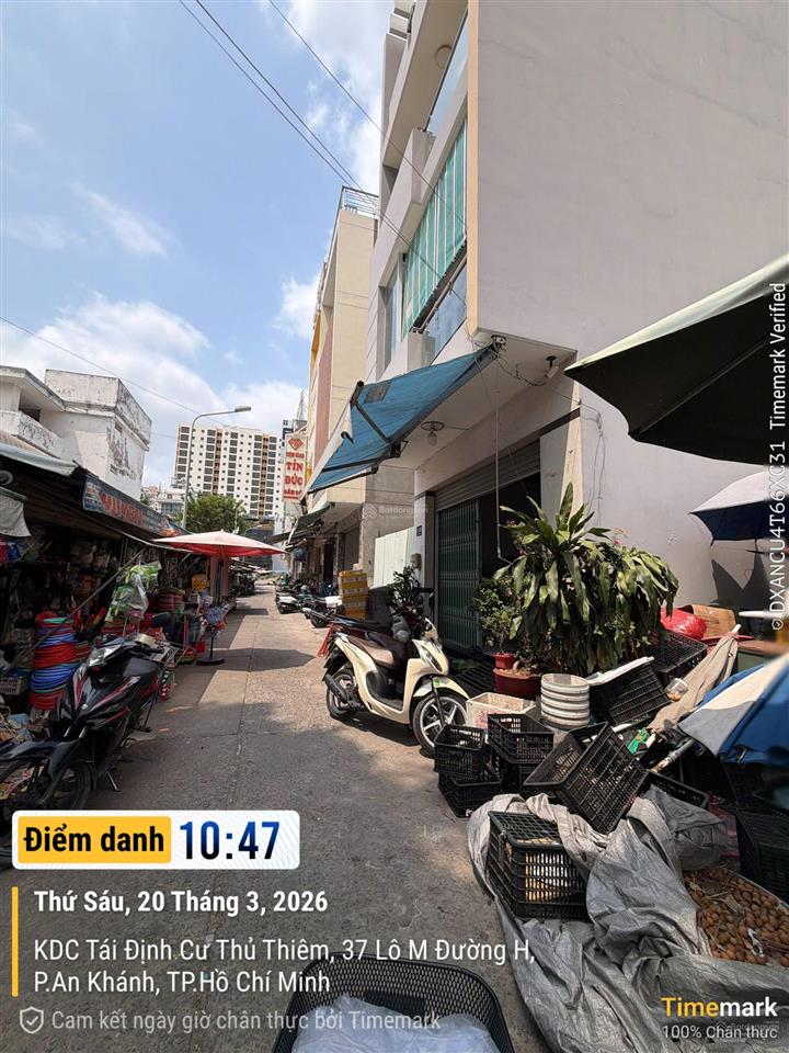 Bán nhà phố liền kề đối diện chợ bình khánh đường bạch đằng ôn p.an khánh quận 2.
