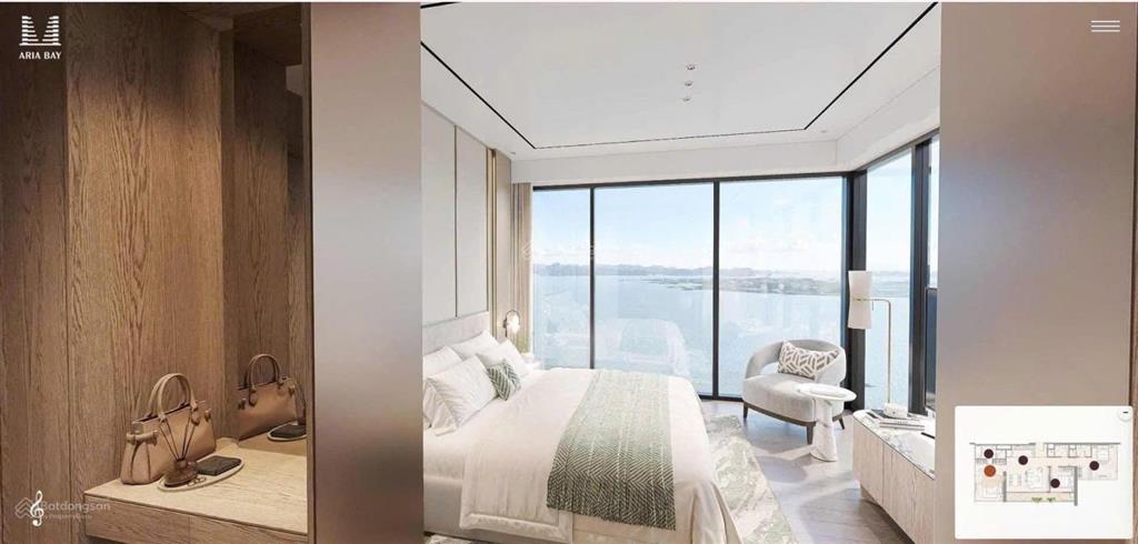 Căn 3 phòng ngủ góc vip nhất hạ long tầng trung, 4 phòng view biển, hướng đông nam cực đẹp