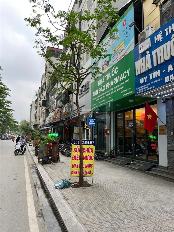 Cho thuê nhà 2,5 tầng mặt phố kinh doanh siêu thị gần tố hữu vạn phúc hà đông dt 120m2/sàn