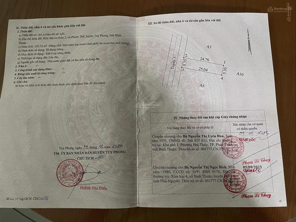 Bán nhà đất biển phước thể! mặt bằng kinh doanh, trên đường hai bà trưng, xã liên hương