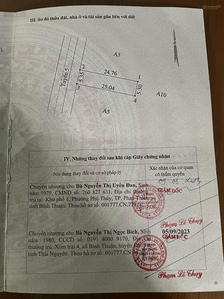 Bán nhà đất biển phước thể! mặt bằng kinh doanh, trên đường hai bà trưng, xã liên hương