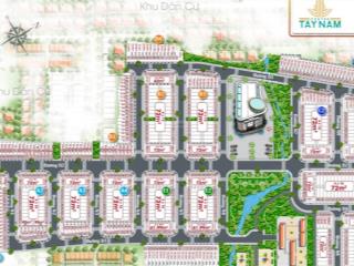 Chính chủ bán nền liền kề góc vị trí đẹp nhất dự án tại tây nam center, 1,584 tỷ, 72m2