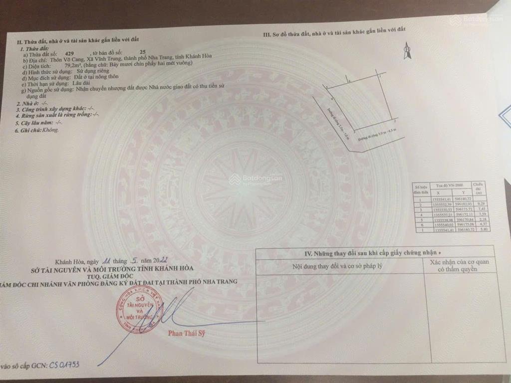 Lô góc vĩnh trung ngay gần đường lớn 16m (chỉ cách 20m). giá 1tỷ950