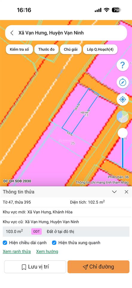 Đất thổ cư ngay khu dân đông đúc thôn xuân tự 1, xã vạn hưng, vạn ninh, khánh hoà