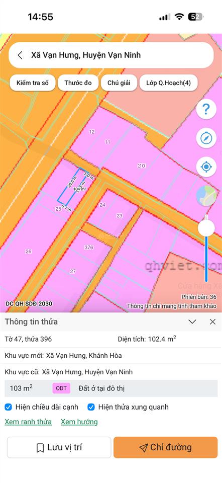 Lock 4 lô sát nhau giá 13tr tại thôn xuân tự 1, xã vạn hưng, vạn ninh, khánh hoà