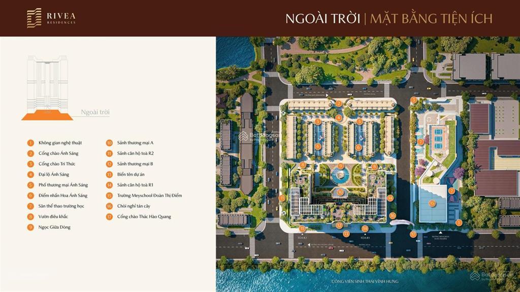 Quỹ ngoại giao duplex, penthouse rivea residences tầng hướng đẹp, ck đặc biệt chỉ 125 tr/m2