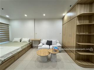 Cho thuê studio giá 5.5tr/tháng, full nội thất tại vinhomes ocean park
