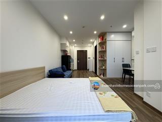 Cho thuê studio full đồ mới 100%, view sông siêu thoáng, căn rộng, giá tốt tại vinhomes ocean park