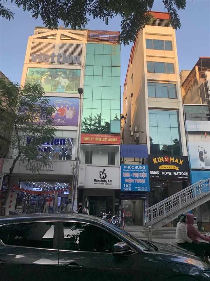 Cần bán nhan mặt phố thái hà đống đa 148m2 7tầng thang máy kinh doanh đỉnh giá bán nhanh 59tỷ tl