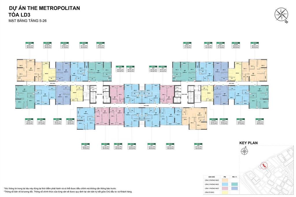 Chính chủ gửi bán 1pn 43m2 tòa ld3 đối diện ga metro ocean park 1 giá chỉ 2.65 tỷ