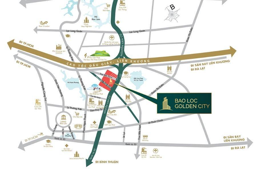 Bán gấp đất mặt tiền nguyễn thái bình, tp bảo lộc